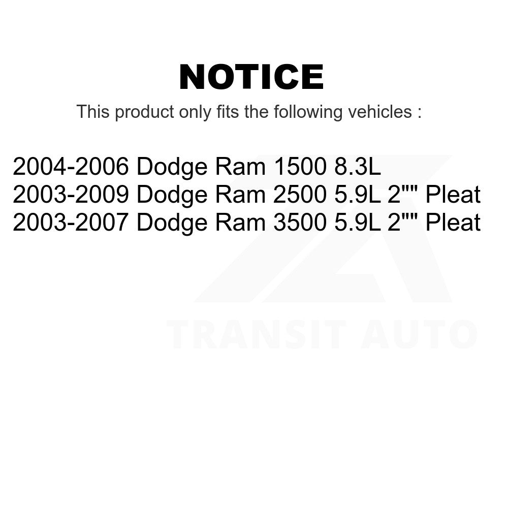 Air Filter 57-42846 For Dodge Ram 1500 2500 3500