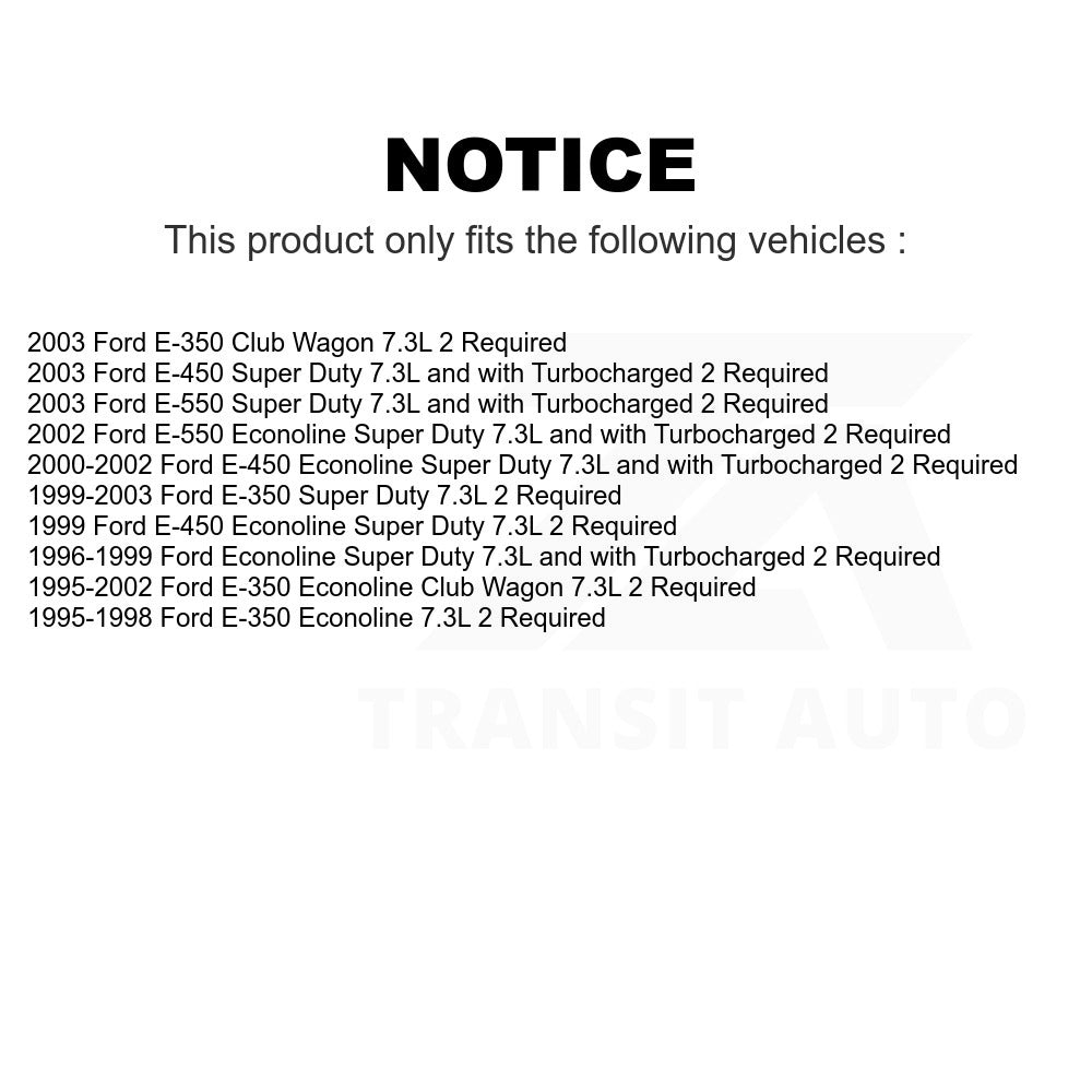 Air Filter 57-46390 For Ford E-350 Econoline Club Wagon Super Duty E-450 E-550 2 Required