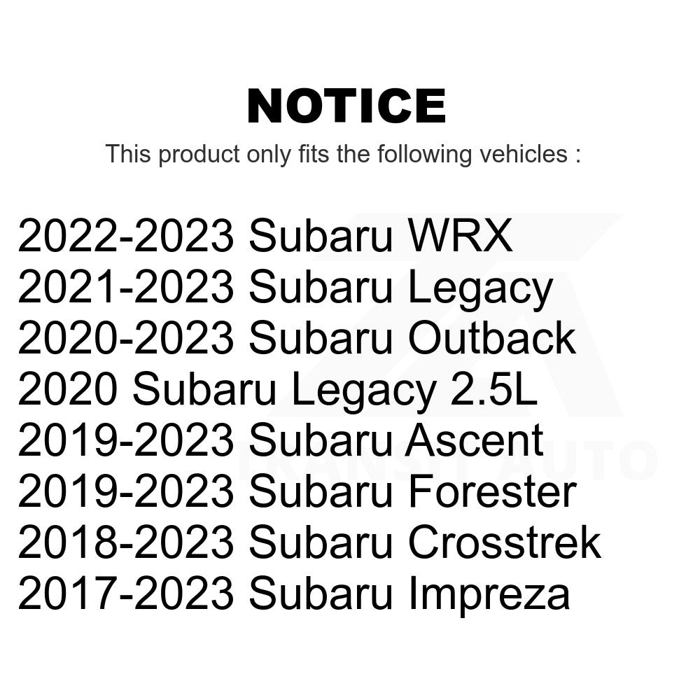Air Filter 57-WA10713 For Subaru Crosstrek Impreza Forester Ascent Outback Legacy WRX