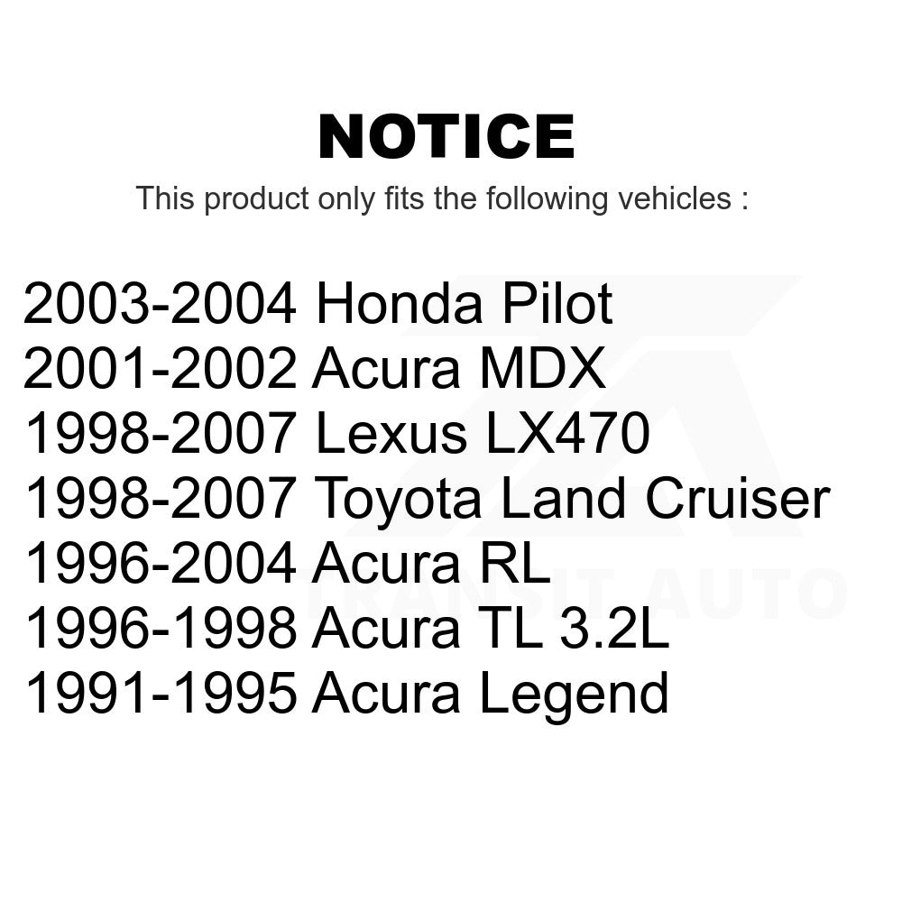 Wheel Bearing 70-510011 For Honda Pilot Acura MDX Toyota Land Cruiser RL Lexus LX470 Legend TL