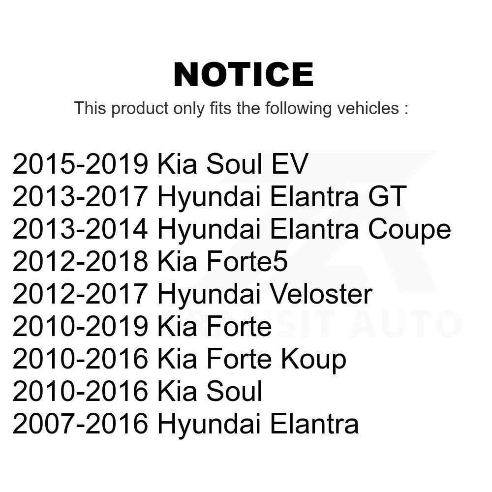 Front Wheel Bearing 70-510093 For Hyundai Kia Elantra Soul Forte Veloster GT Forte5 Koup Coupe EV