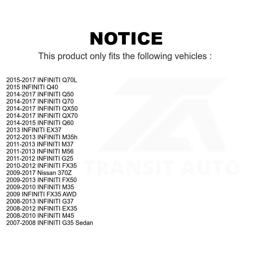 Rear Wheel Bearing Hub Assembly 70-512379 For INFINITI G37 Q50 G35 Nissan 370Z QX50 EX35 FX35 M37 QX70 G25 Q60 Q70 Q40 Q70L M35 M56 M45 FX50 EX37 M35h