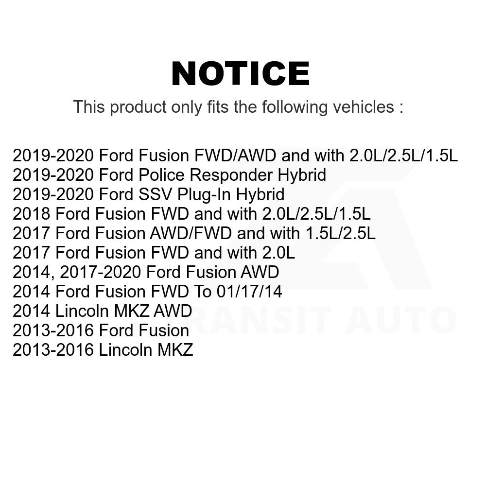 Wheel Bearing Hub Assembly 70-512498 For Ford Fusion Lincoln MKZ Police Responder Hybrid SSV Plug-In