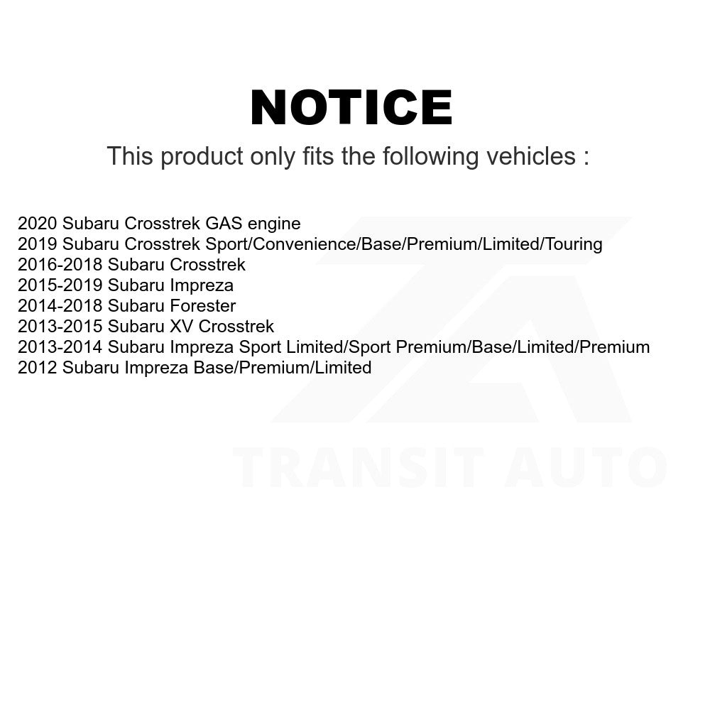 Rear Wheel Bearing Hub Assembly 70-512518 For Subaru Forester Impreza Crosstrek XV