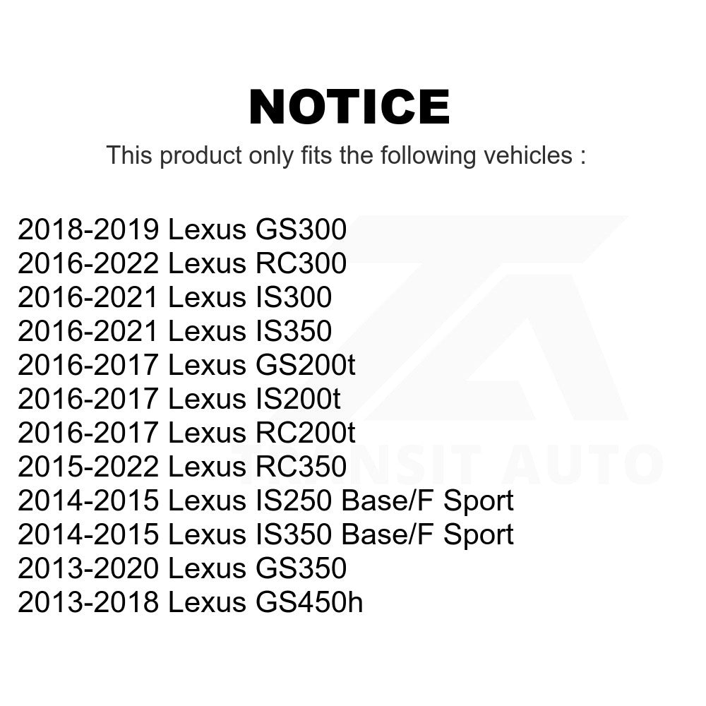 Rear Wheel Bearing Hub Assembly 70-512546 For Lexus GS350 IS250 IS300 IS200t IS350 RC350 RC300 RC200t GS300 GS200t GS450h