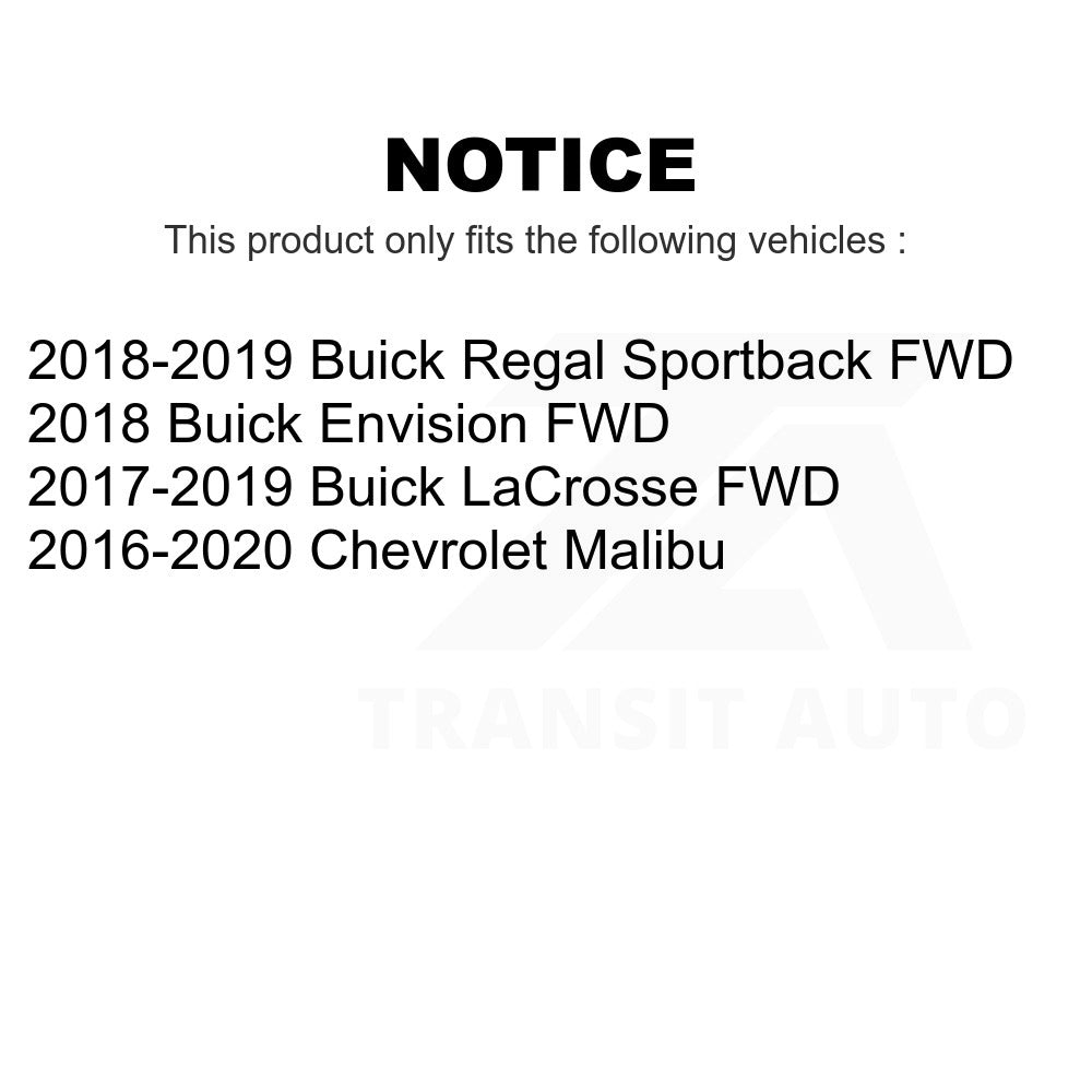 Rear Wheel Bearing Hub Assembly 70-512661 For Chevrolet Malibu Buick LaCrosse Envision Regal Sportback