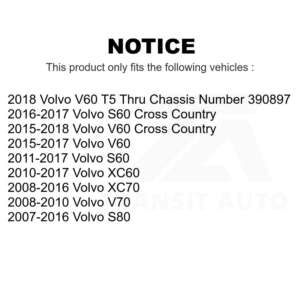 Front Wheel Bearing Hub Assembly 70-513328 For Volvo XC60 S60 XC70 S80 V60 Cross Country V70
