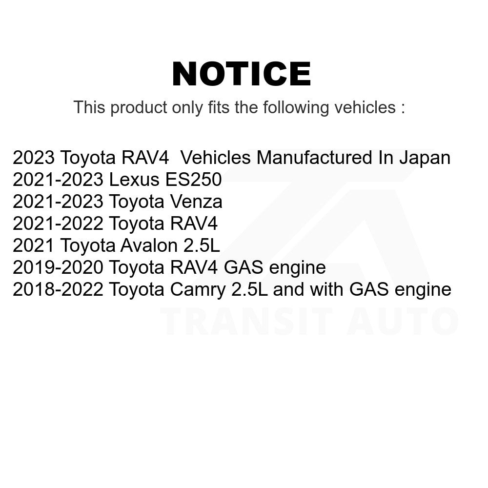 Front Wheel Bearing Hub Assembly 70-513439 For Toyota Camry RAV4 Lexus ES250 Venza Avalon