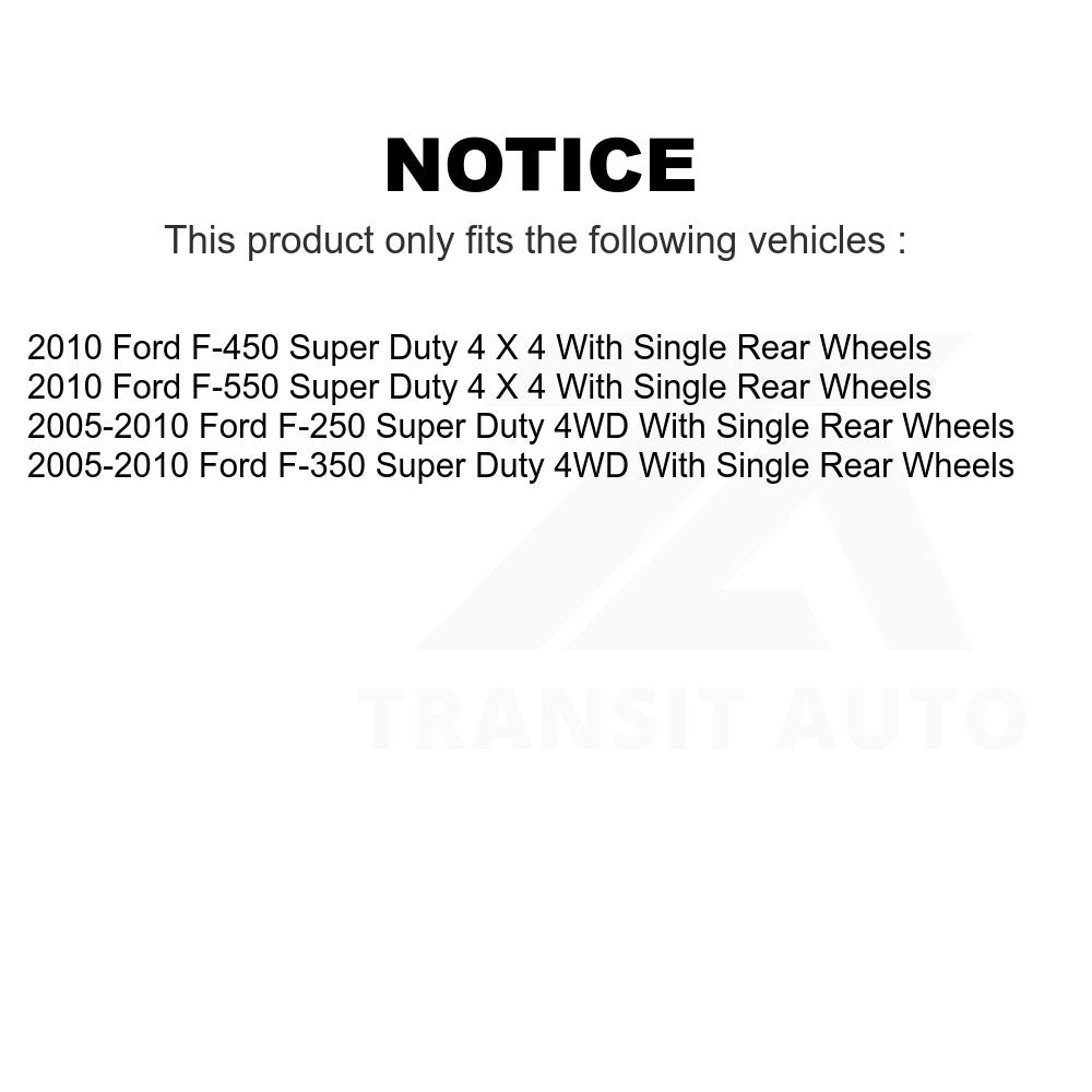 Front Wheel Bearing Hub Assembly 70-515081 For Ford F-250 Super Duty F-350 F-450 F-550 With Single Rear Wheels