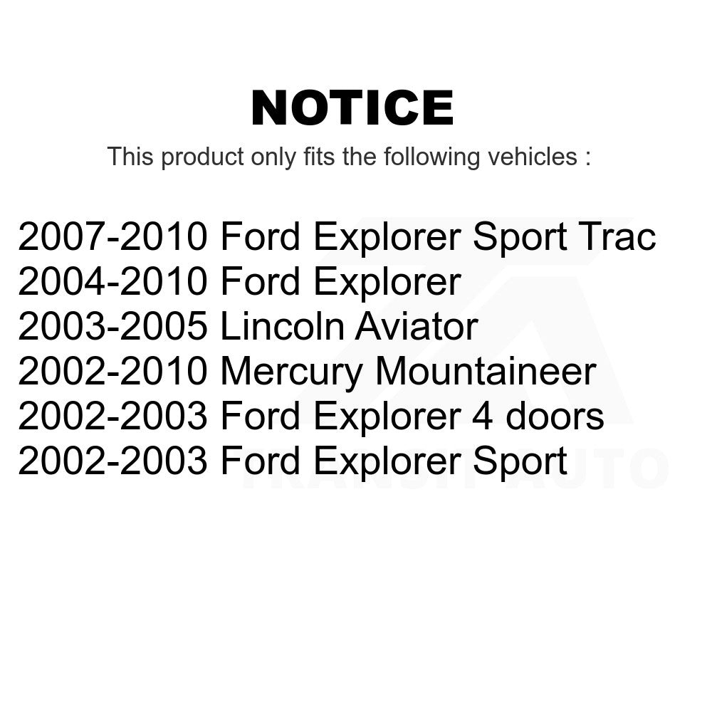 Rear Wheel Hub Repair Kit 70-521000 For Ford Explorer Mercury Mountaineer Sport Trac Lincoln Aviator
