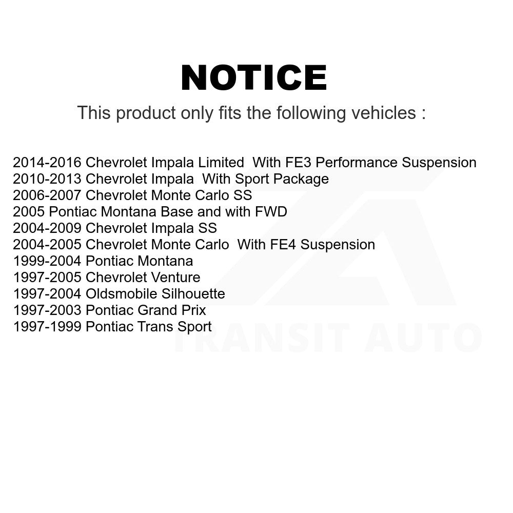Front Outer Steering Tie Rod End 72-ES3453 For Chevrolet Impala Pontiac Grand Prix Venture Limited Montana Monte Carlo Oldsmobile Silhouette Trans Sport
