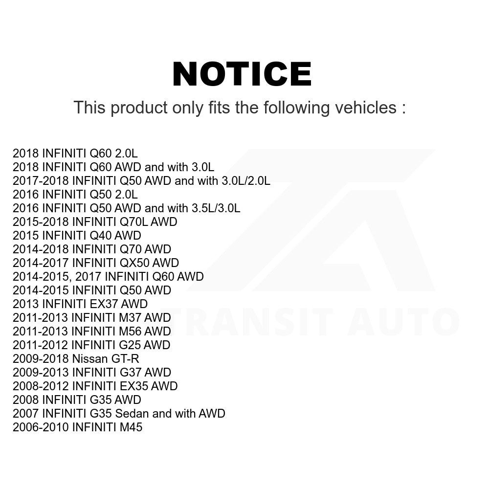 Front Left Suspension Stabilizer Bar Link Kit 72-K750210 For INFINITI G37 Q50 G35 QX50 Q60 EX35 M37 G25 Q70 M45 Q70L Q40 Nissan GT-R M56 EX37
