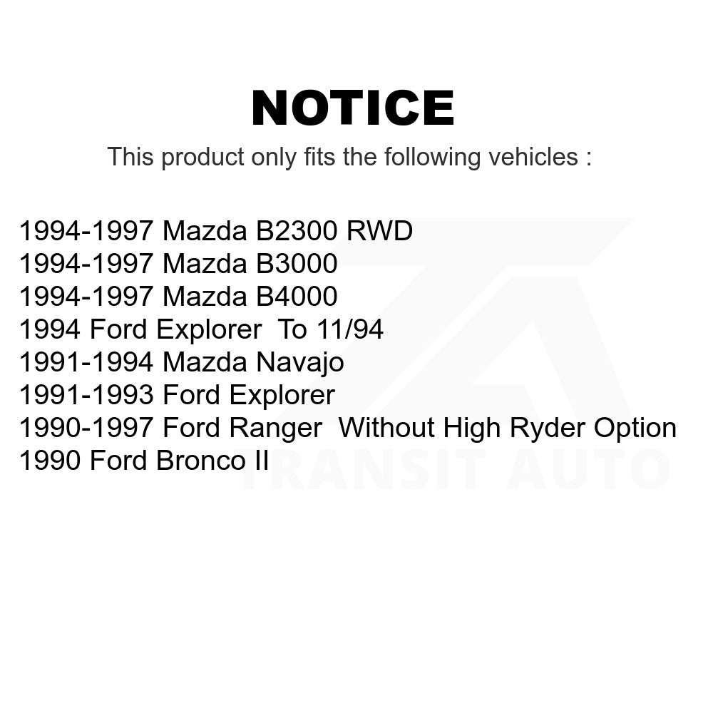 Front Shock Absorber 78-37015 For Ford Ranger Explorer Mazda B2300 B4000 B3000 Bronco II Navajo