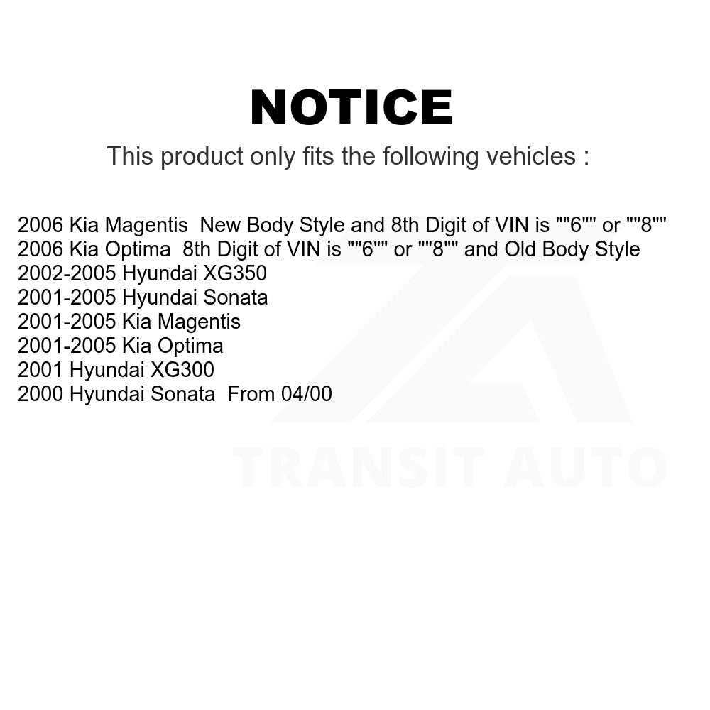 Rear Suspension Strut 78-71326 For Hyundai Sonata Kia Optima XG350 XG300 Magentis
