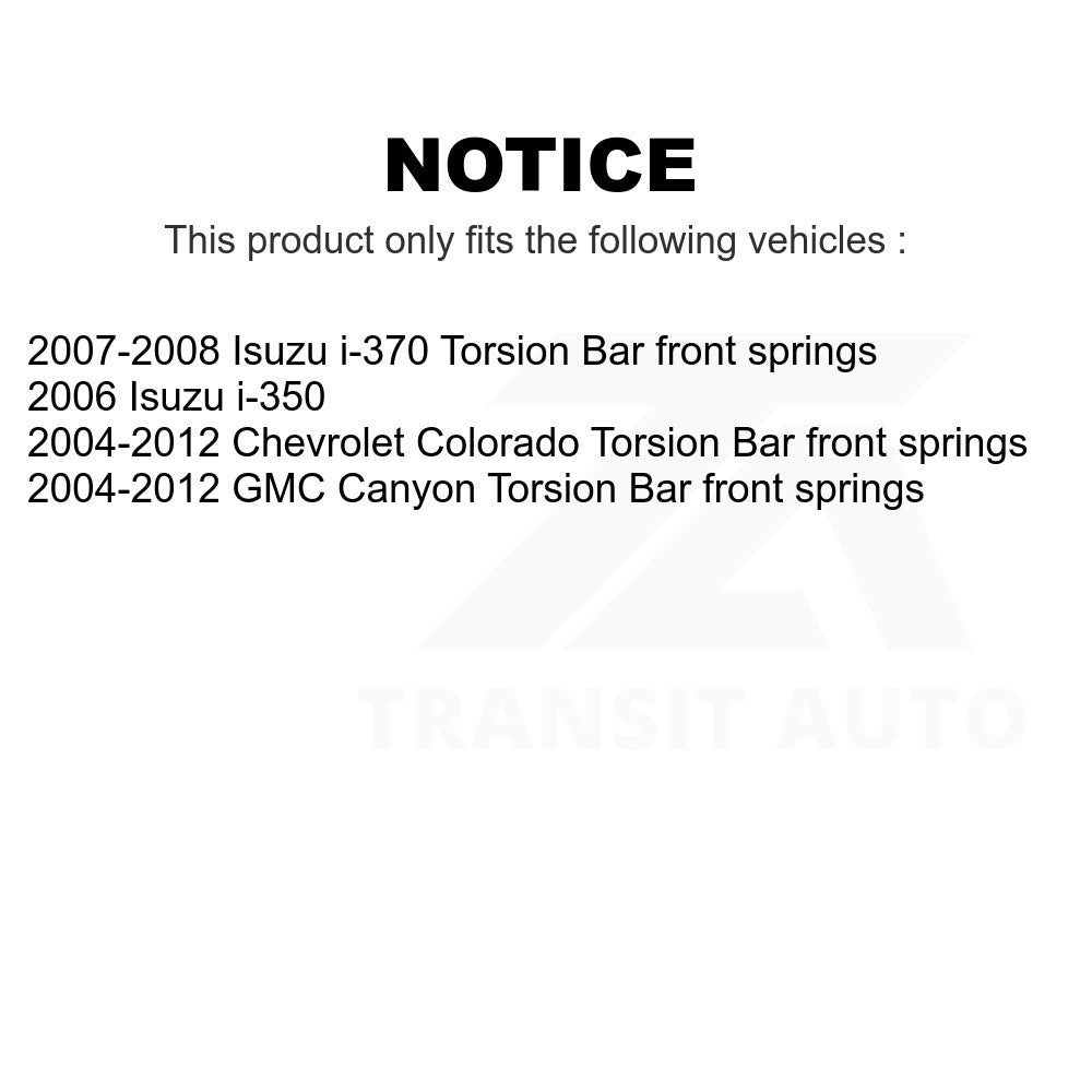 Front Shock Absorber 78-911229 For Chevrolet Colorado GMC Canyon Isuzu i-370 i-350