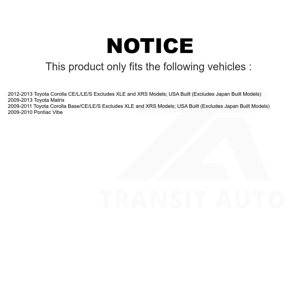 Front Left Suspension Strut Coil Spring Assembly 78A-11573 For Toyota Corolla Matrix Pontiac Vibe