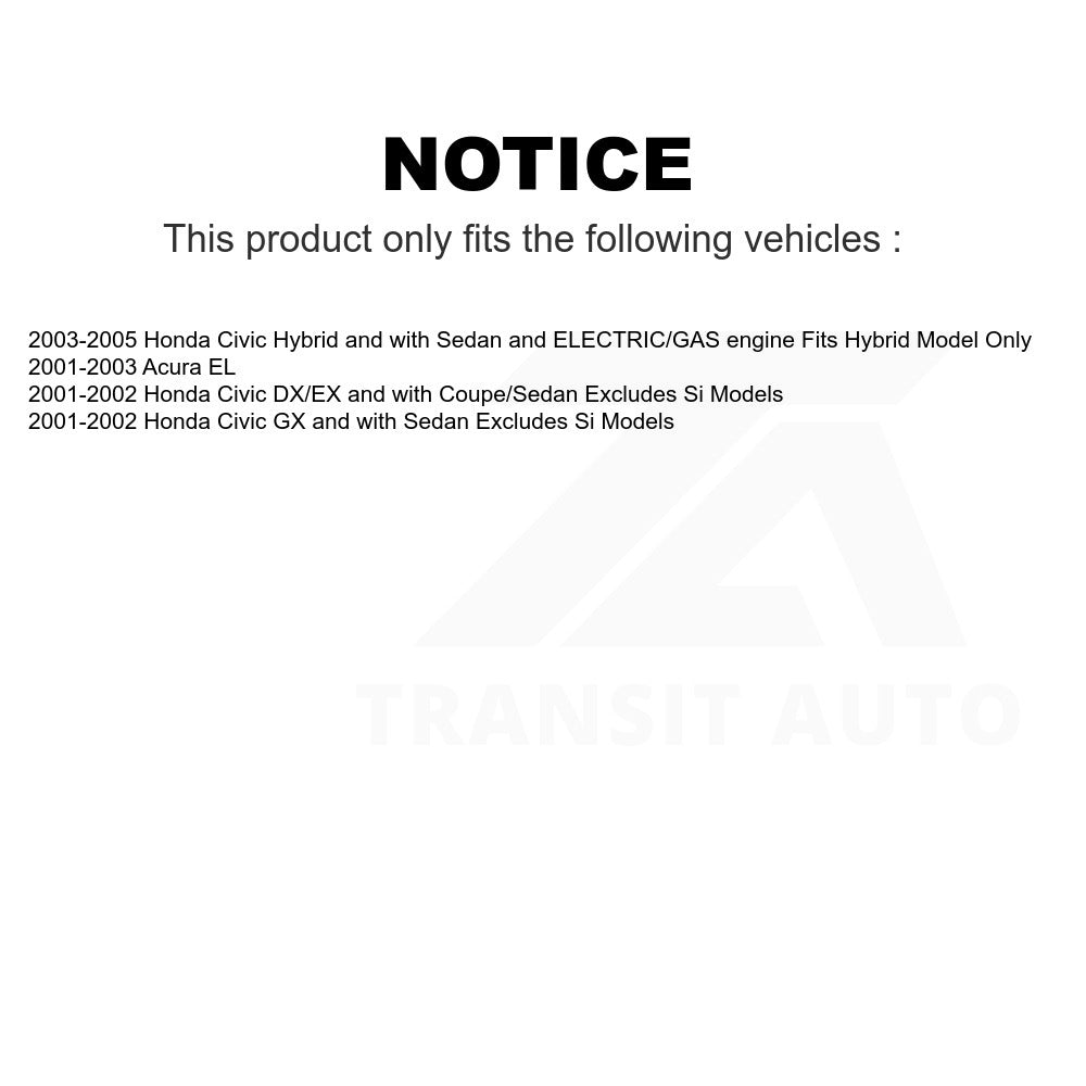 Front Left Suspension Strut Coil Spring Assembly 78A-11641 For Honda Civic Acura EL