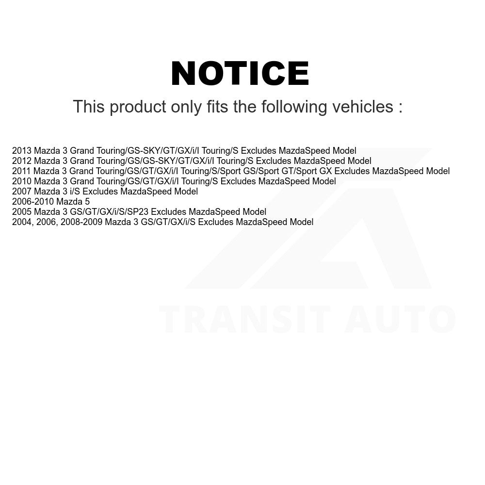 Front Left Suspension Strut Coil Spring Assembly 78A-11681 For Mazda 3 5