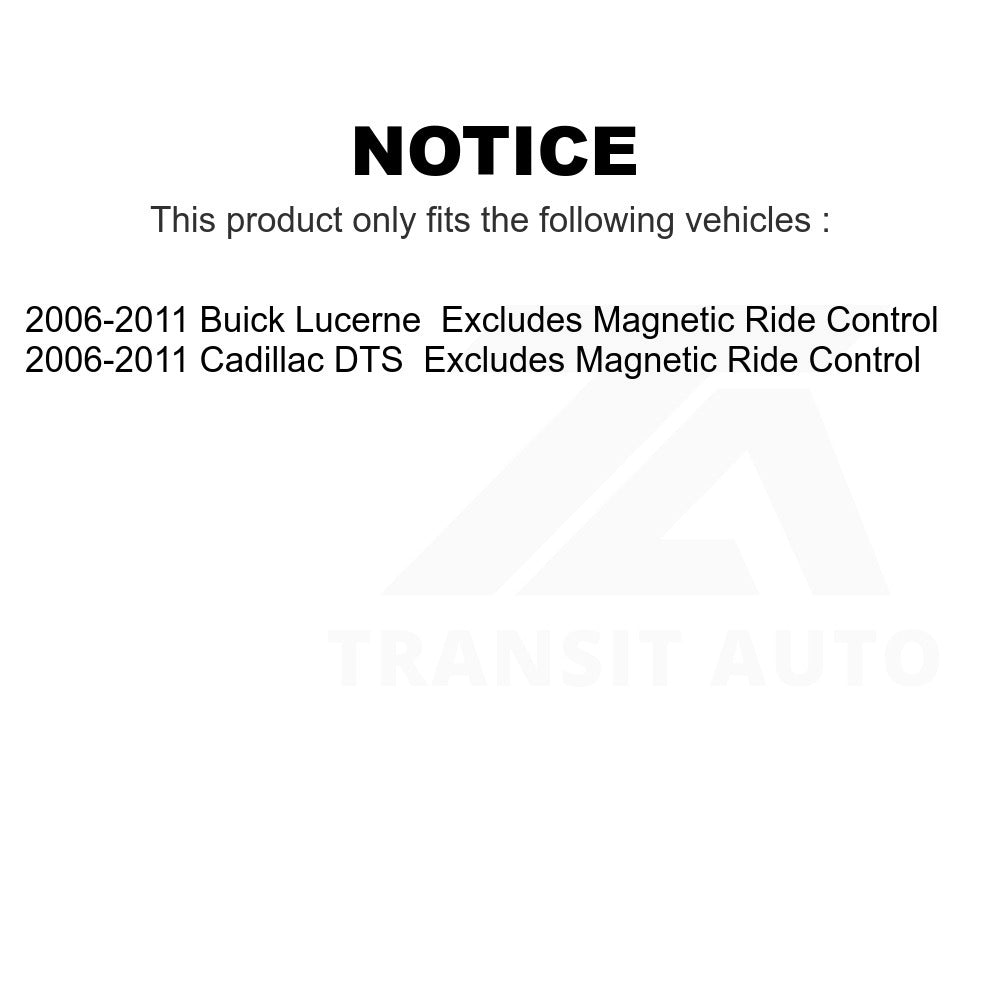 Front Suspension Strut Coil Spring Assembly 78A-11700 For 2006-2011 Buick Lucerne Cadillac DTS Excludes Magnetic Ride Control