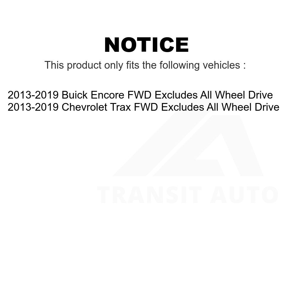 Front Left Suspension Strut Coil Spring Assembly 78A-11715 For 2013-2019 Buick Encore Chevrolet Trax Excludes All Wheel Drive FWD