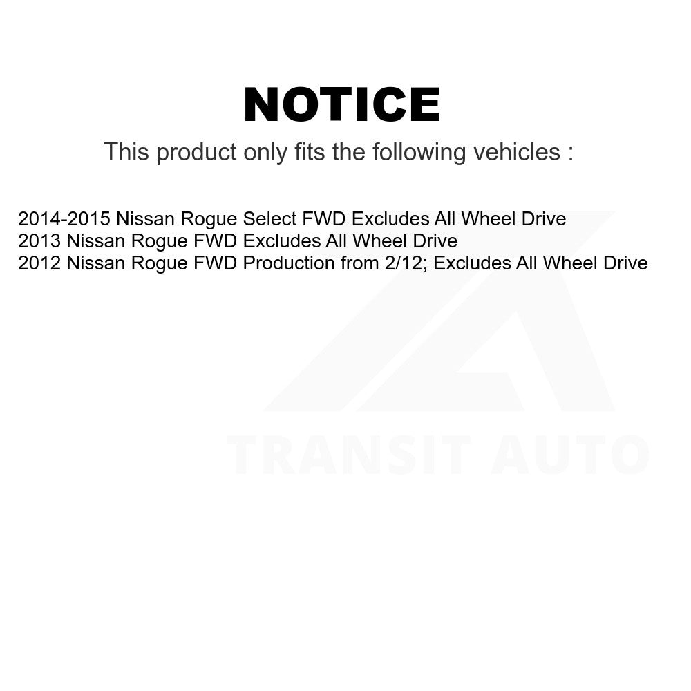 Front Left Suspension Strut Coil Spring Assembly 78A-11735 For Nissan Rogue Select FWD