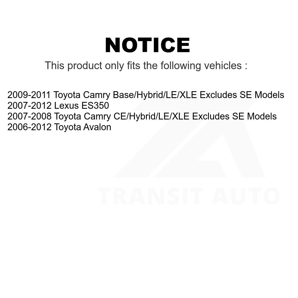 Rear Left Suspension Strut Coil Spring Assembly 78A-15361 For Toyota Camry Lexus ES350 Avalon