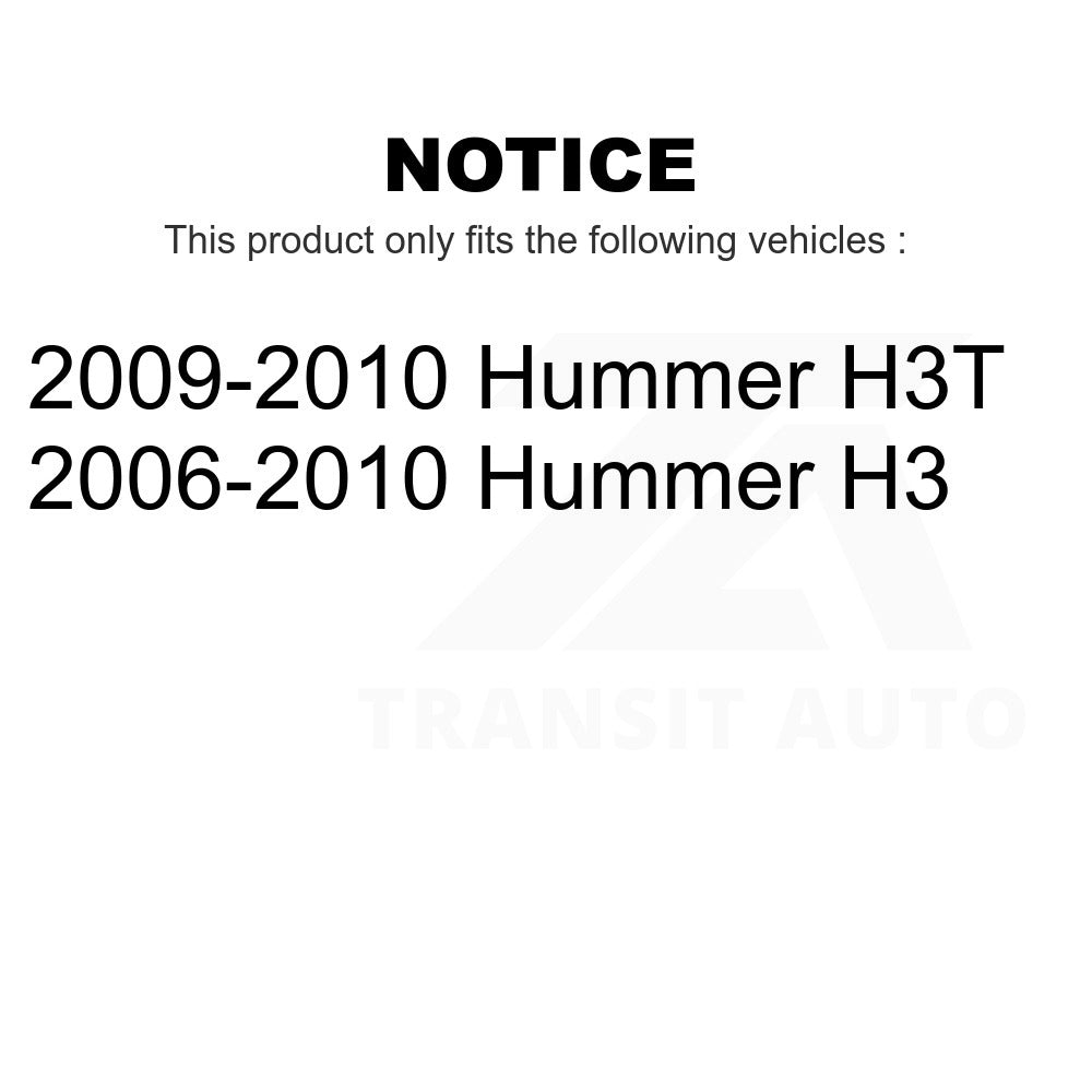 Front Disc Brake Rotor 8-580357 For Hummer H3 H3T