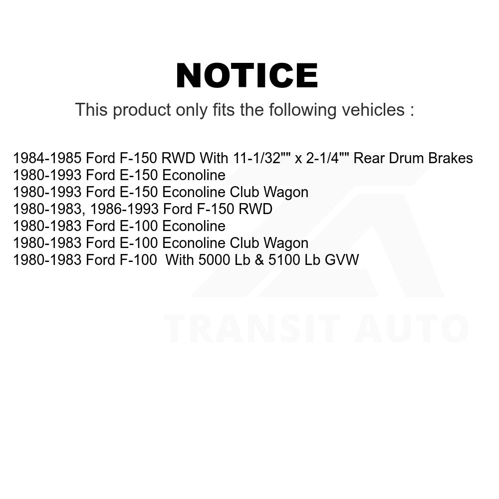 Front Disc Brake Rotor Hub Assembly 8-6032 For Ford F-150 E-150 Econoline F-100 Club Wagon E-100