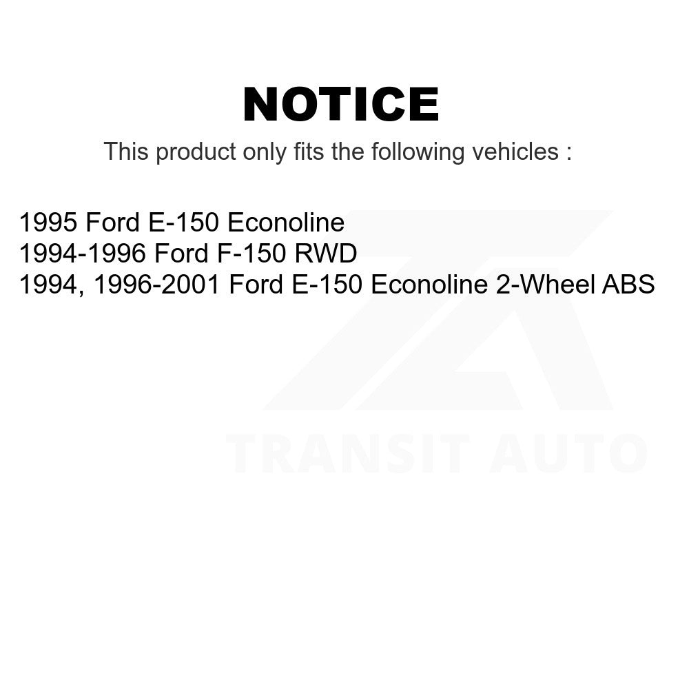 Front Disc Brake Rotor Hub Assembly 8-66445 For Ford F-150 E-150 Econoline