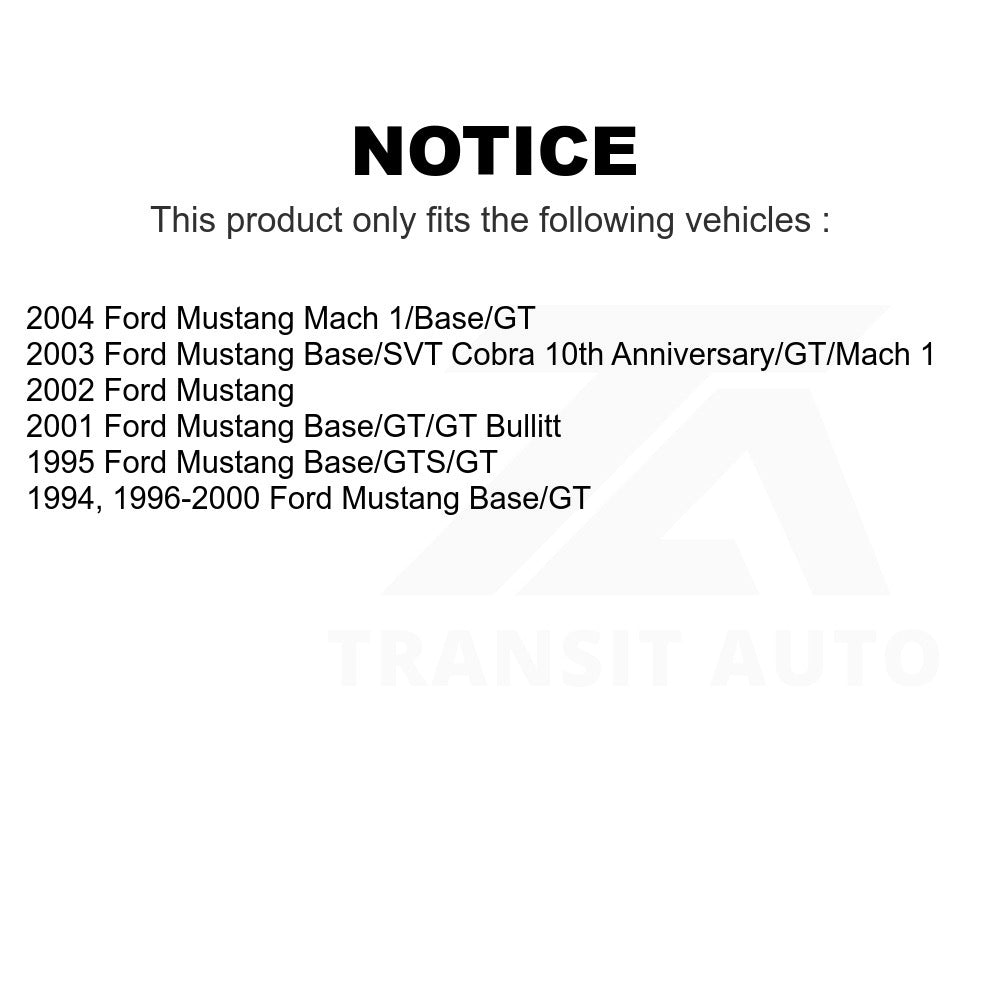 Rear Disc Brake Rotor 8-66448 For Ford Mustang