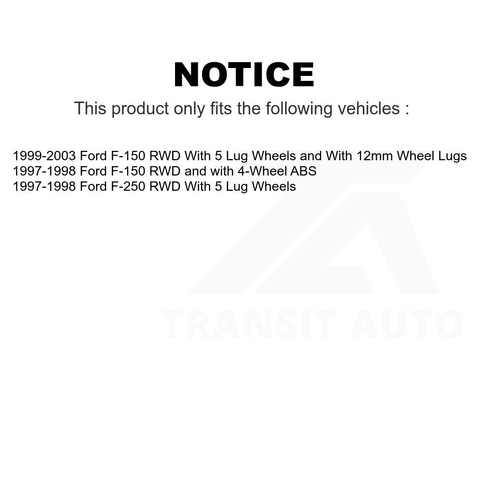 Front Disc Brake Rotor Hub Assembly 8-66821 For Ford F-150 F-250