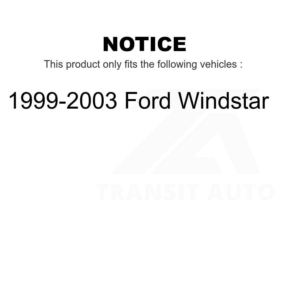 Front Disc Brake Rotor 8-66833 For 1999-2003 Ford Windstar