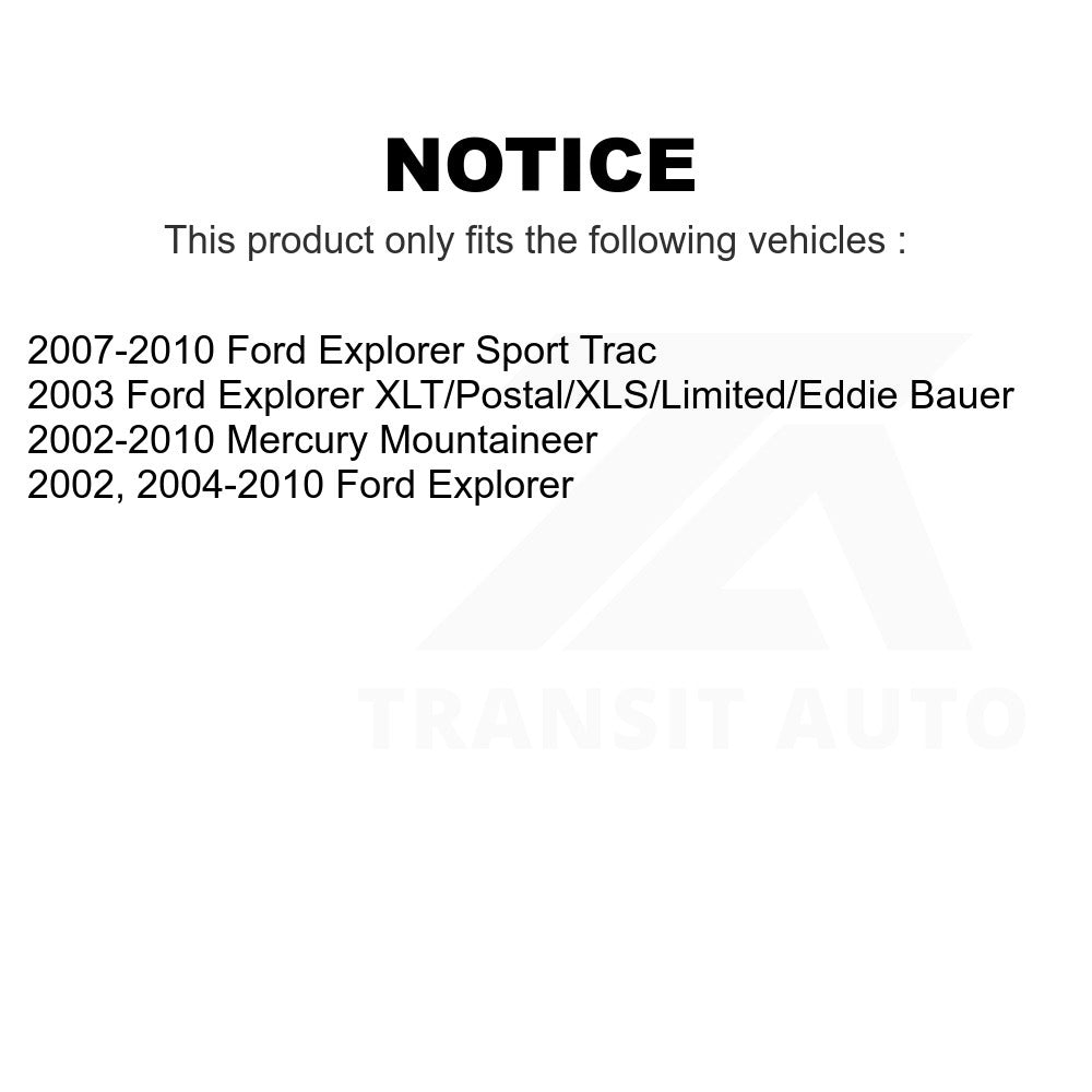 Rear Disc Brake Rotor 8-680026 For Ford Explorer Mercury Mountaineer Sport Trac