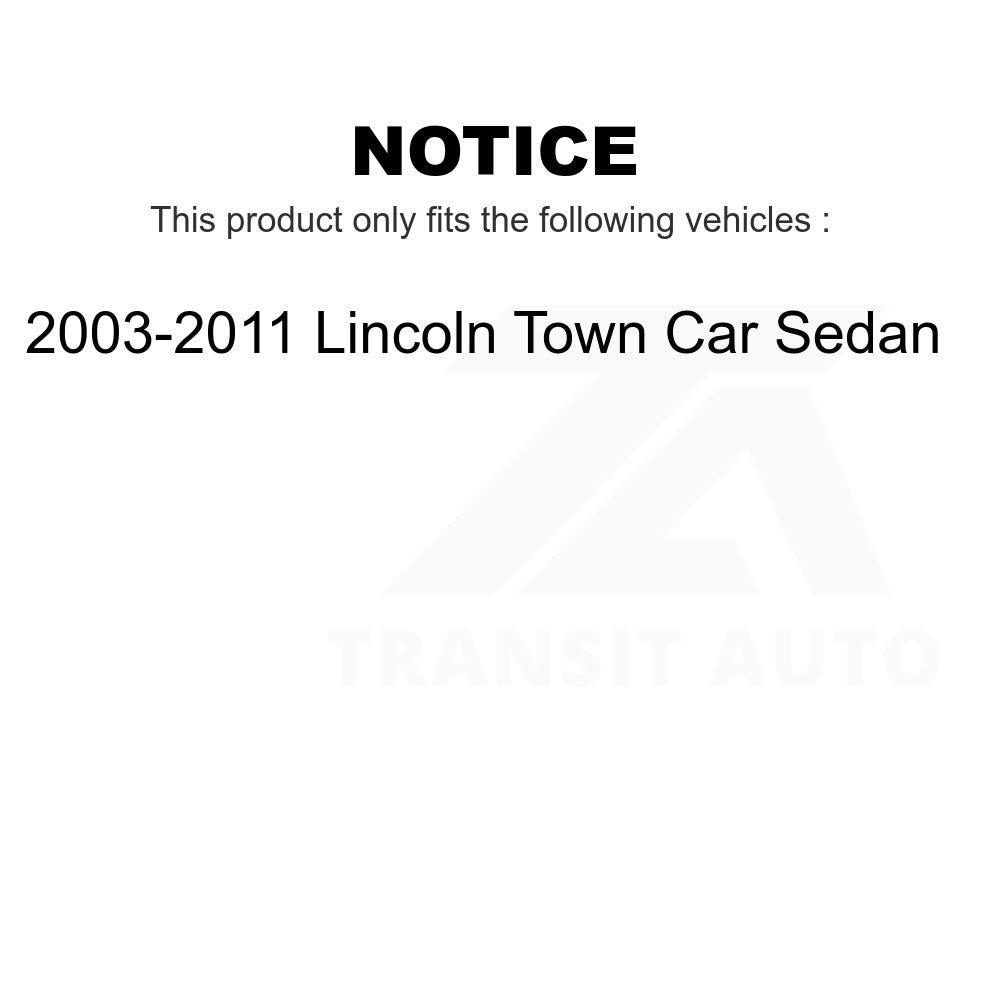 Rear Disc Brake Rotor 8-680107 For 2003-2011 Lincoln Town Car Sedan