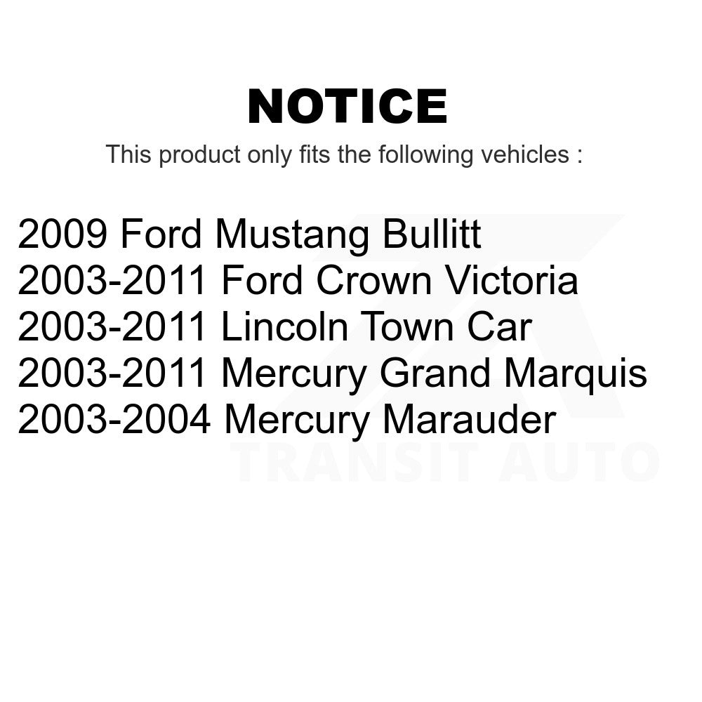 Front Disc Brake Rotor 8-680110 For Ford Crown Victoria Mercury Grand Marquis Lincoln Town Car Mustang Marauder