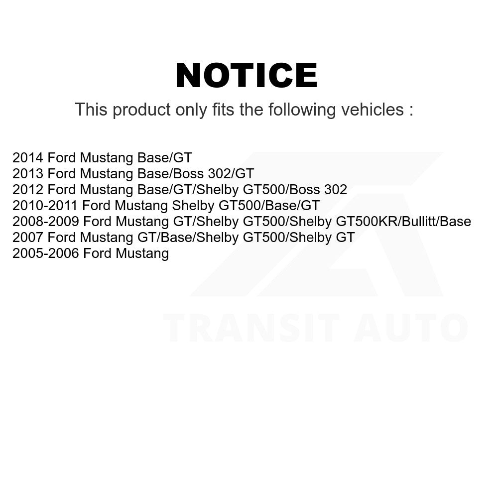 Rear Disc Brake Rotor 8-680318 For Ford Mustang