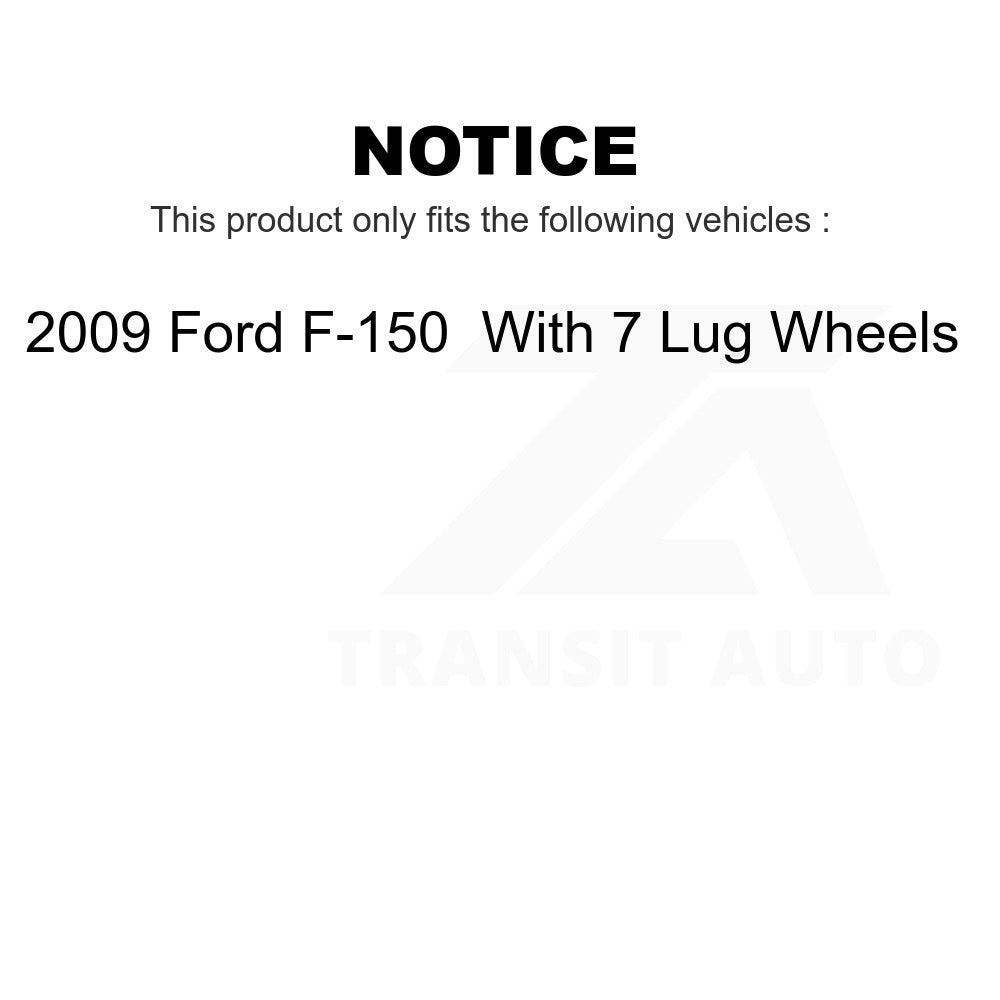Front Disc Brake Rotor 8-680732 For 2009 Ford F-150 With 7 Lug Wheels