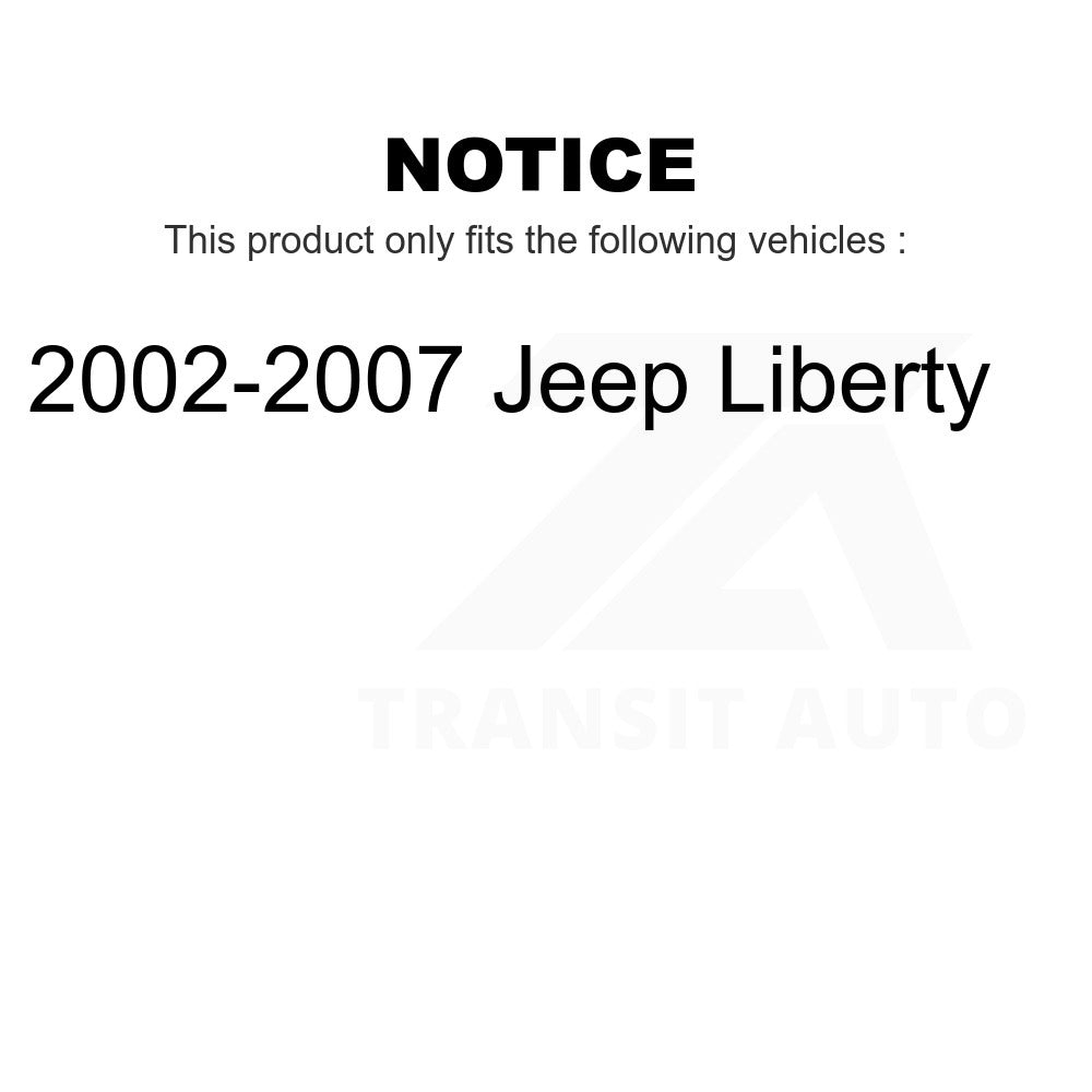 Front Disc Brake Rotor 8-780036 For 2002-2007 Jeep Liberty