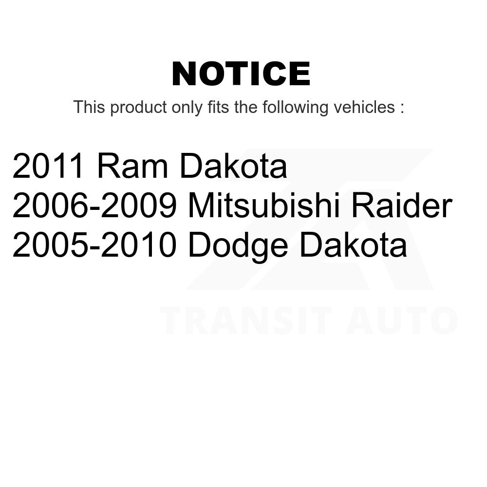 Front Disc Brake Rotor 8-780258 For Dakota Dodge Mitsubishi Raider Ram