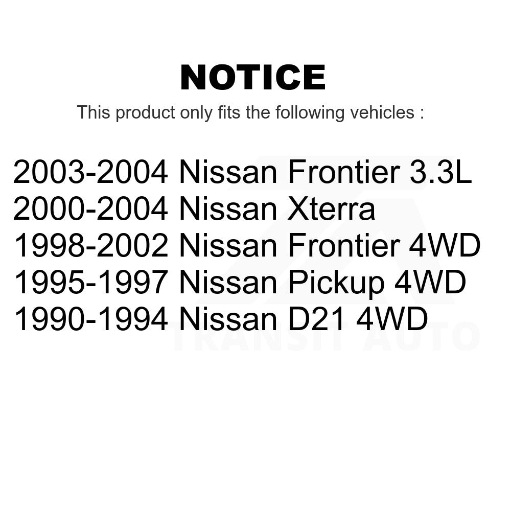 Rear Brake Drum 8-9433 For Nissan Frontier Xterra Pickup D21