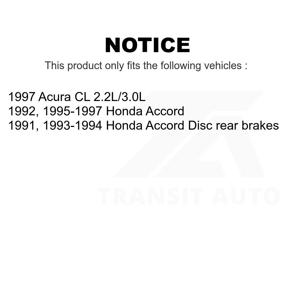 Rear Disc Brake Rotor 8-96369 For Honda Accord Acura CL