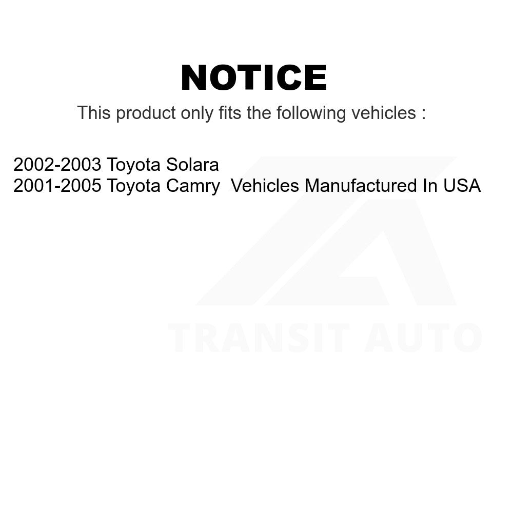 Rear Brake Drum 8-9731 For Toyota Camry Solara