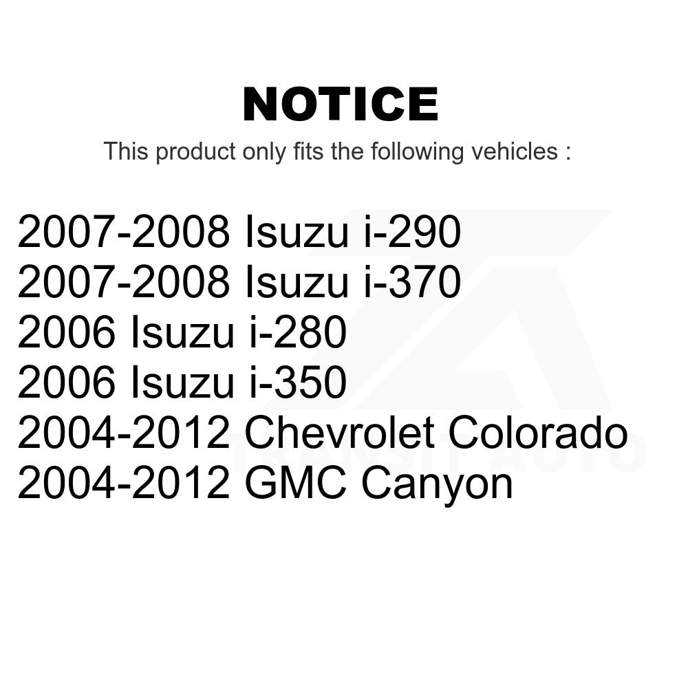 Rear Brake Drum 8-9769 For Chevrolet Colorado GMC Canyon Isuzu i-290 i-280 i-370 i-350