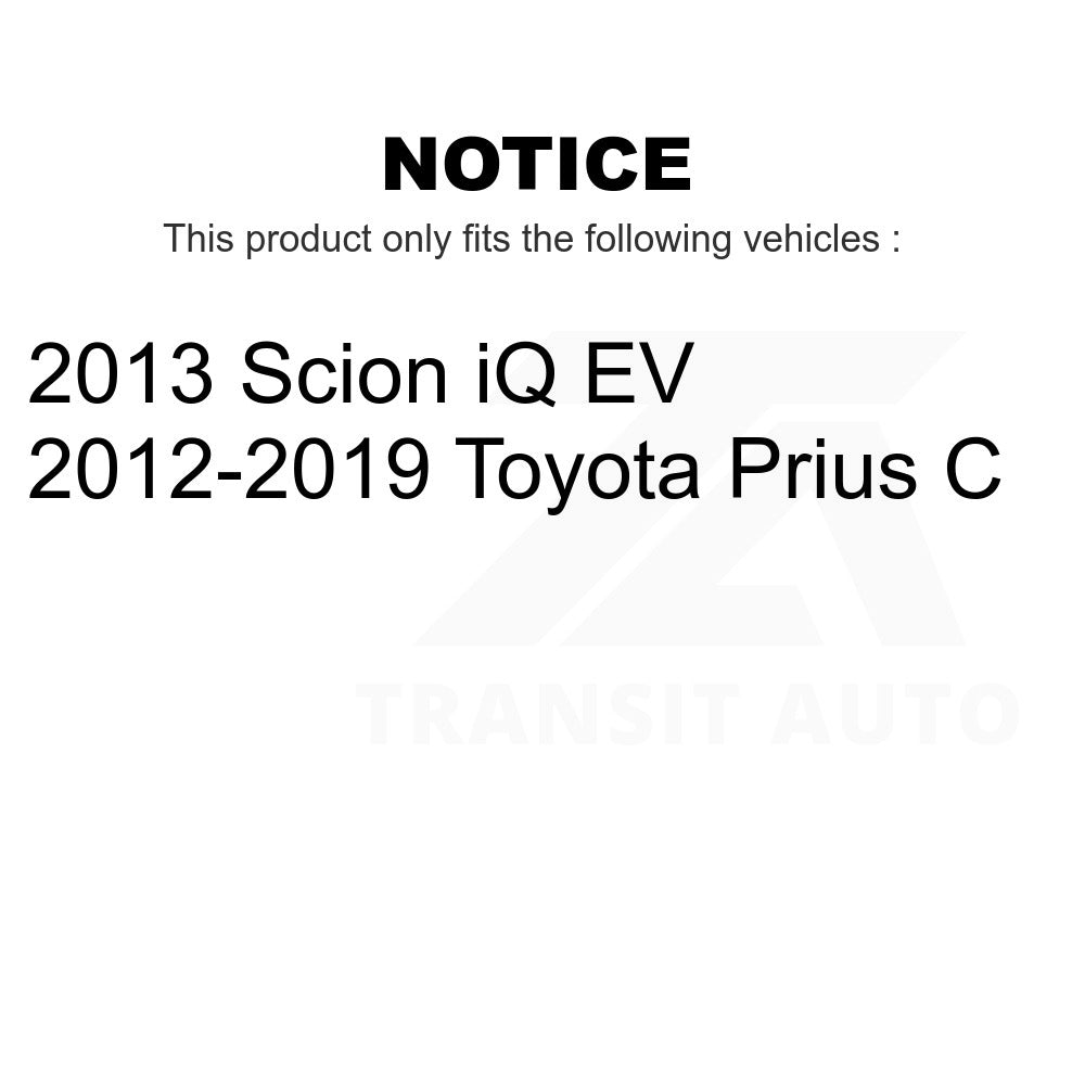 Rear Brake Drum 8-97837 For Toyota Prius C Scion iQ