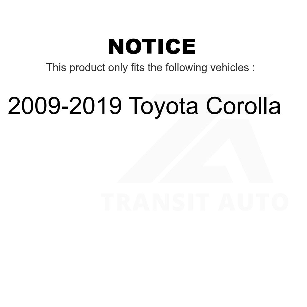 Rear Brake Drum 8-9788 For 2009-2019 Toyota Corolla