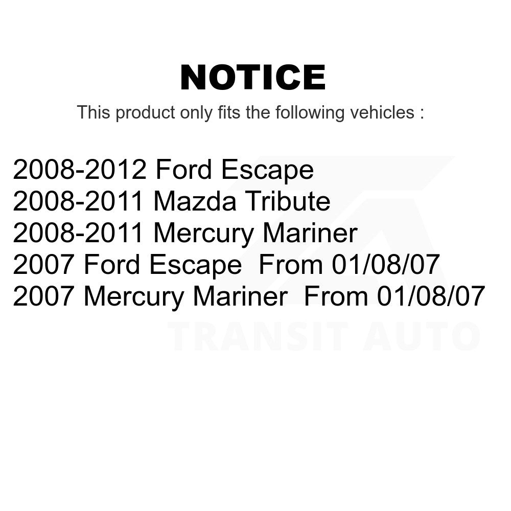Rear Brake Drum 8-9792 For Ford Escape Mercury Mariner Mazda Tribute