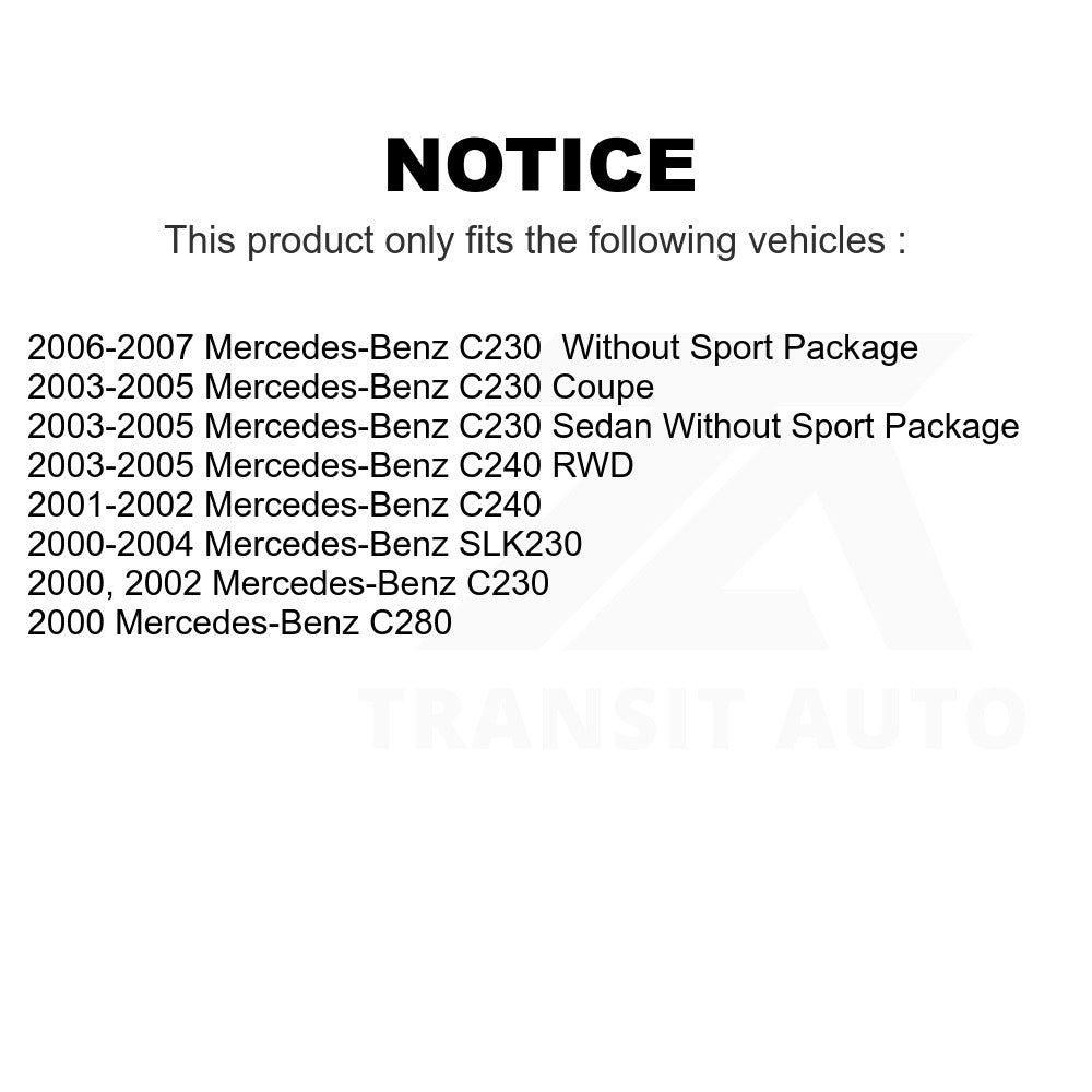 Front Disc Brake Rotor 8-980101 For Mercedes-Benz C230 C240 SLK230 C280