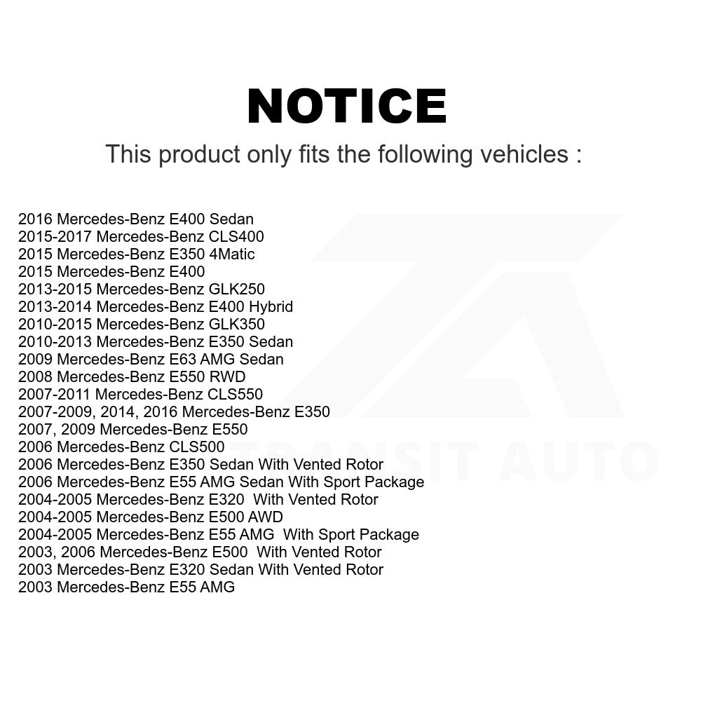 Rear Disc Brake Rotor 8-980270 For Mercedes-Benz E350 GLK350 E320 E500 CLS550 E400 CLS500 GLK250 CLS400 E550 E55 AMG E63