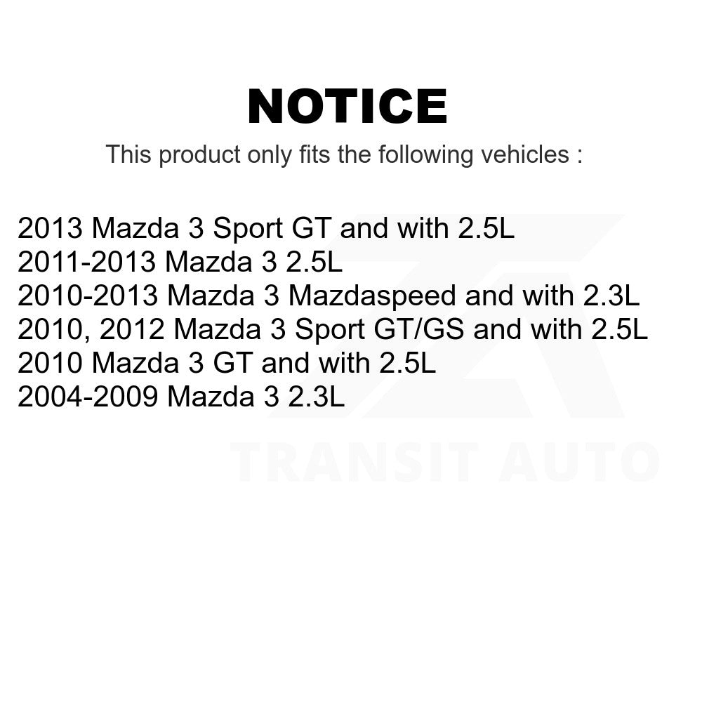 Rear Disc Brake Rotor 8-980287 For Mazda 3 Sport