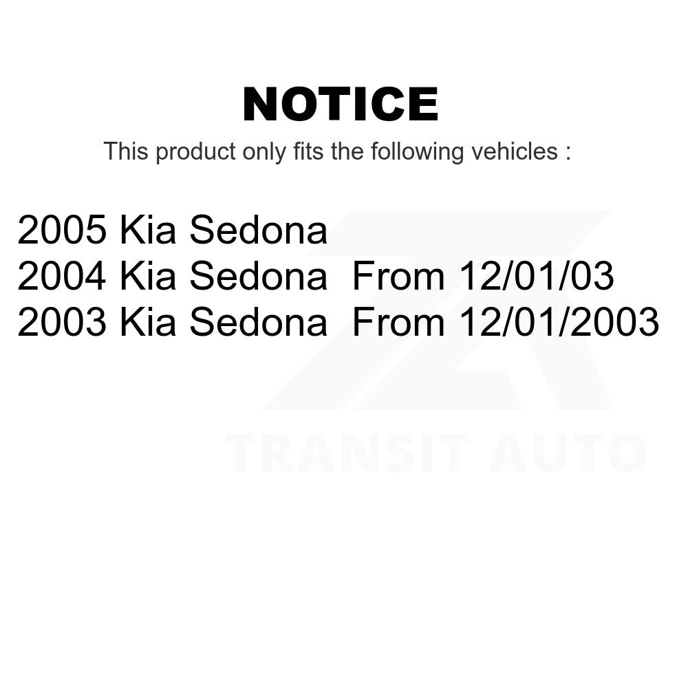 Front Disc Brake Rotor 8-980322 For Kia Sedona